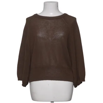 Trui (Bruin) van Zara Linnen, Polyamide, Polyester
