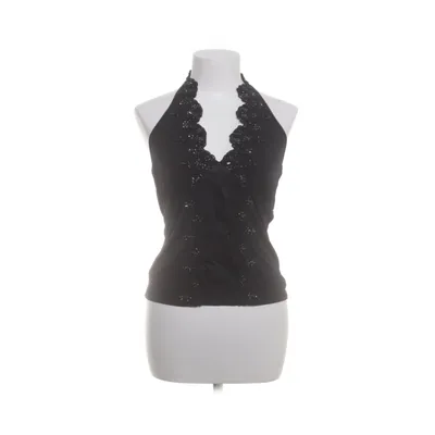 Halternecktopp (Svart) från Next Acetat, Elastan, Polyester