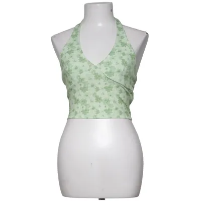 Halternecktopp (Grön) från NA-KD Elastan, Polyester