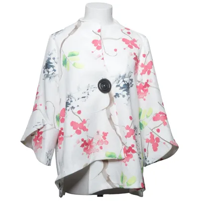 Jacka (Vit, Flerfärgad) från ICA Polyester