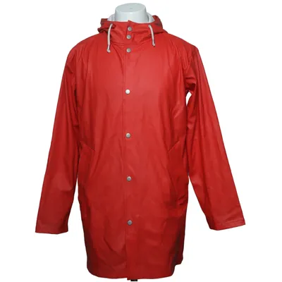 Manteau imperméable (Rouge) de Club Xprs Polyester, Polyuréthane
