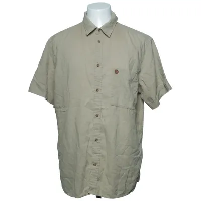 Short sleeve shirt (Beige) from Fjällräven Hemp, Polyester