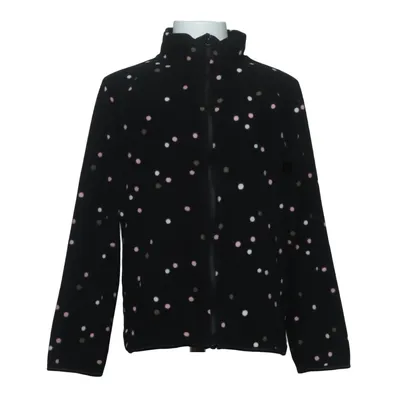 Fleece jacket (Black, Multicolored) from H&M Polyester
