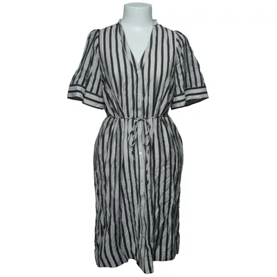 Shirt dress (Beige, Black) from InWear Polyamide, Viscose