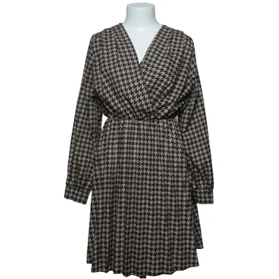 Dress (Black, Beige) from Reina Elastane, Polyester