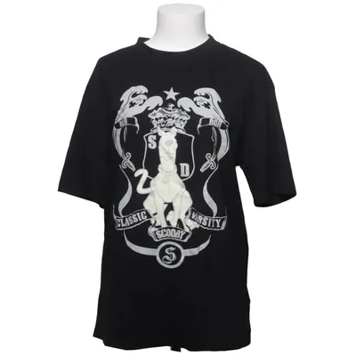 T-shirt (Svart) från Shein Bomull, Elastan, Polyester