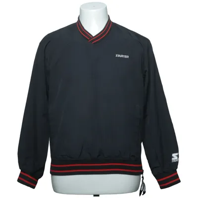 Anorak (Zwart, Rood) van Starter Polyester, Polyurethaan