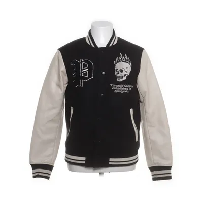 Varsity jacket (Black, Beige) from Black Squad Polyester