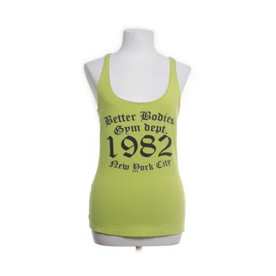 Tanktop (Groen) van Better Bodies Katoen, Elastaan