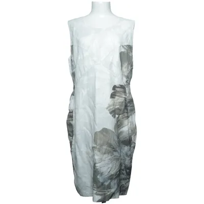 Dress (White, Gray) from Mac Scott Linen