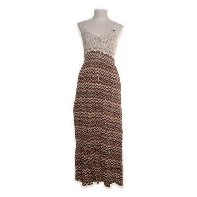 Maxikjole (Brun, Pink, Hvid) fra Essentials Viscose, Bomuld