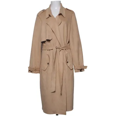 Trench coat (Beige) from Zara Outerwear Elastane, Polyester