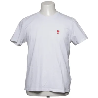 T-shirt (Hvid) fra AMI Paris Elastan, Økologisk bomuld