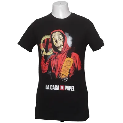 T-shirt (Black, Multicolored) from Netflix Cotton