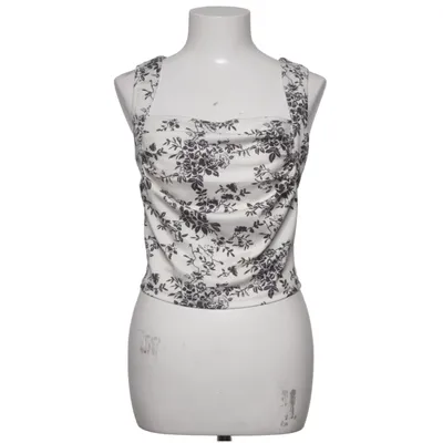 Crop top (Wit, Zwart) van Cider Elastaan, Polyester