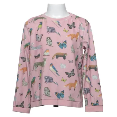 Sweatshirt (Pink, Multicolored) from Kelzuki x H&M Elastane, Polyester
