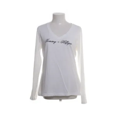 Langærmet t-shirt (Hvid) fra Tommy Hilfiger Bomuld, Polyester