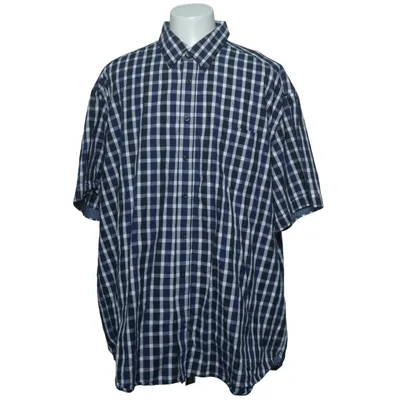 Chemise à manches courtes (Bleu, Blanc) de Rover & Lakes Coton