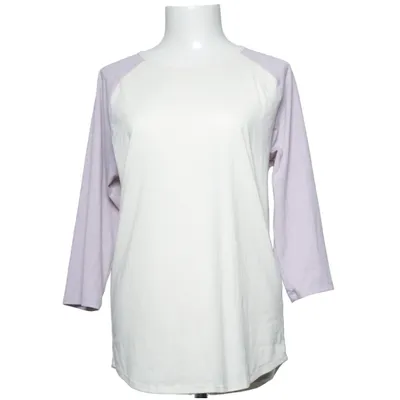 Baseballtröja (Beige, Grå) från LuLaRoe Elastan, Polyester