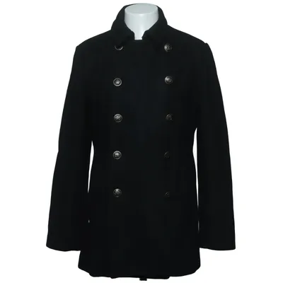 Sømandsjakke (Sort) fra Dr. Denim Bomuld, Polyester, Uld
