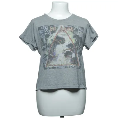T-shirt (Gray) from Def Leppard Cotton, Polyester
