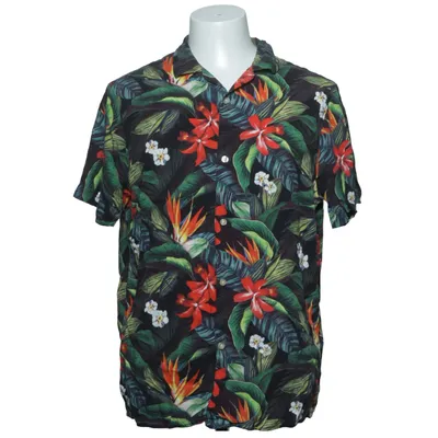 Chemise à manches courtes (Noir, Multicolore) de Pier One Viscose