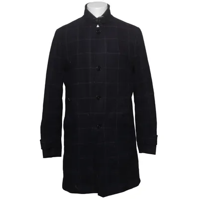 Coat (Blue) from Riley Polyamide, Viscose, Wool