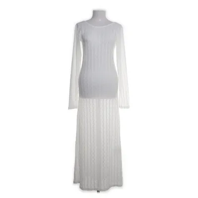 Maxi dress (White) from Levate Elastane, Recycled polyester