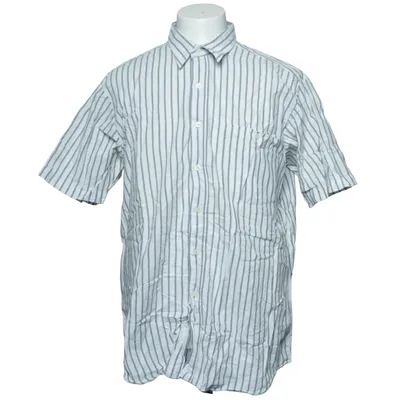 Short sleeve shirt (White, Blue) from American Sportswear Cotton