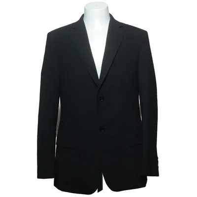 Blazer (Black) from Wilhelm Elastane, Polyester, Wool