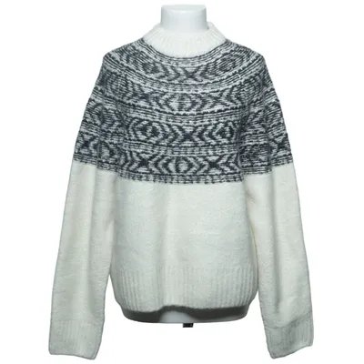Sweater (Hvid, Flerfarvet) fra H&M Polyester, Uld, Alpacauld, Elastan