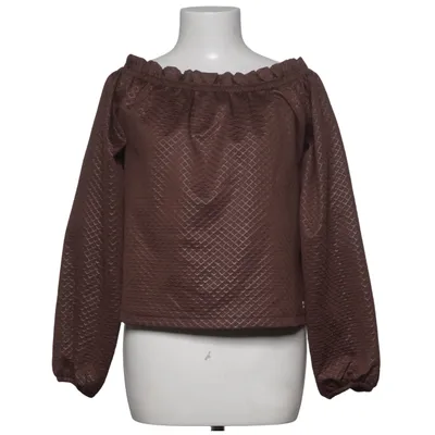 Top (Bruin) van Pom Amsterdam Elastaan, Polyester