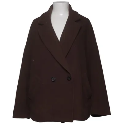 Coat (Brown) from Lindex Acrylic, Polyamide, Polyester, Viscose, Wool
