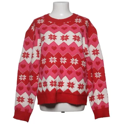 Julesweater (Rød, Pink, Hvid) fra Brave Soul Akryl, Elastan, Polyamid