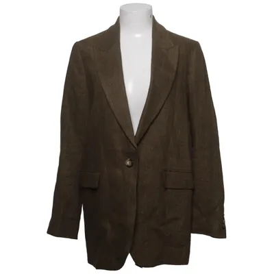 Blazer (Brun) fra Massimo Dutti Bomuld, Viscose