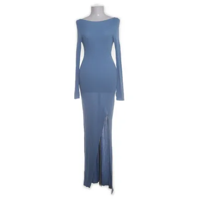 Långklänning (Blå) från Hanna Schönberg x NA-KD Polyester, Viskos