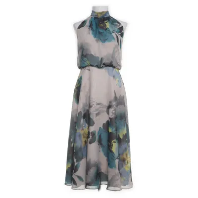 Halterneckklänning (Beige, Flerfärgad) från Vera Mont Polyester