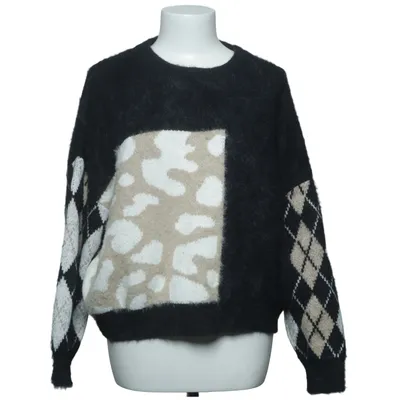 Sweater (Black, Beige, Multicolored) from Yu & Me Acrylic, Elastane, Viscose, Wool