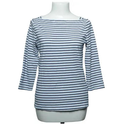 Long sleeve T-shirt (Blue, White) from Women Essentials by Tchibo Elastane, Recycled cotton