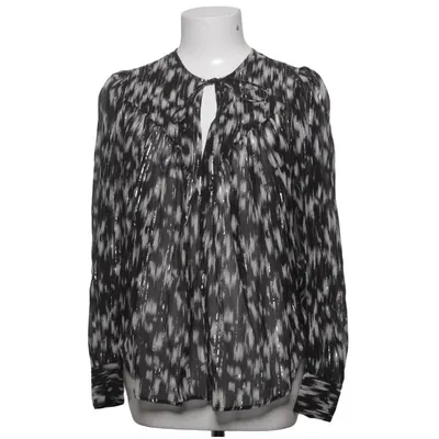 Blus (Svart, Vit) från Leveté Room Polyester, Silke, Viskos