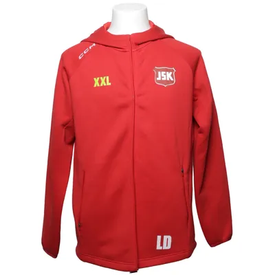 Hoodie (Red) from CCM Elastane, Polyester, Viscose