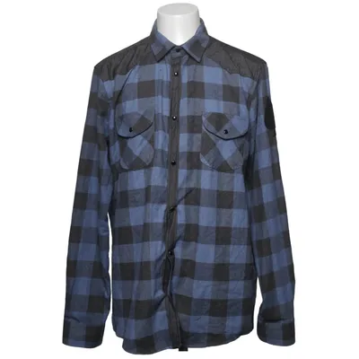 Flannel shirt (Blue, Gray) from Rock Denim Cotton, Polyester