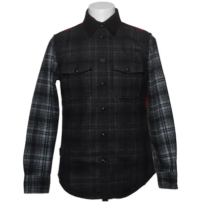 Flanellen overhemd (Grijs, Zwart, Rood) van Woolrich Katoen, Polyamide, Wol