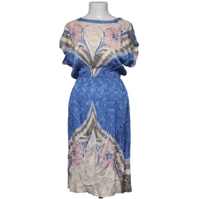 Jurk (Blauw, Beige, Meerkleurig) van Leonard Viscose