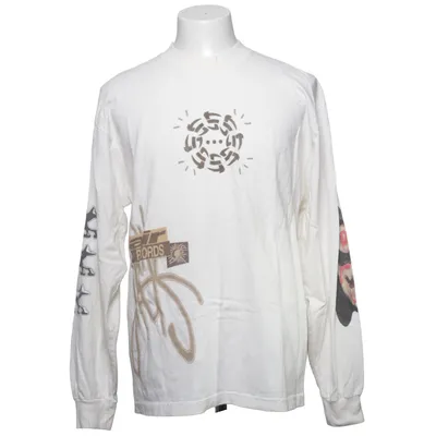 Langærmet t-shirt (Hvid) fra Cactus Jack Bomuld