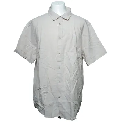 Chemise à manches courtes (Beige) de KappAhl Coton, Lin