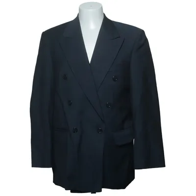 Blazer (Black) from Pierre Laffitte Viscose, Wool