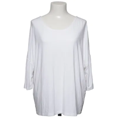 T-shirt à manches longues (Blanc) de Minx Élasthane, Viscose