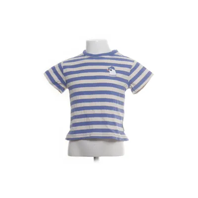 T-shirt (Blauw, Wit) van Minories Katoen, Elastaan