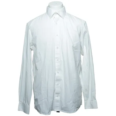 Chemise (Blanc) de Dressmann Premium Collection Coton, Élasthane